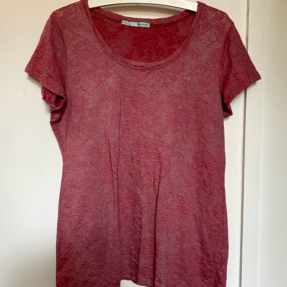 Ladies rose print top